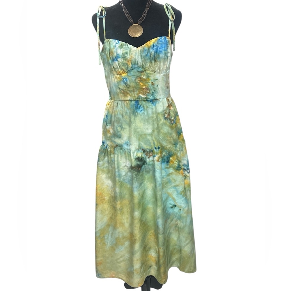 Hand dyed sundress with liner